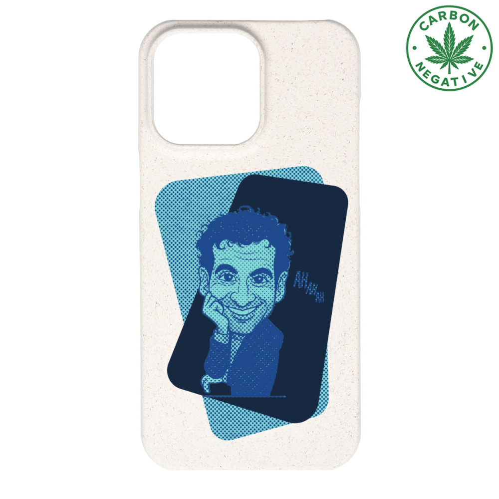 Cover Canapa iPhone 15 - Massimo Troisi Haftone - Il mio negozio