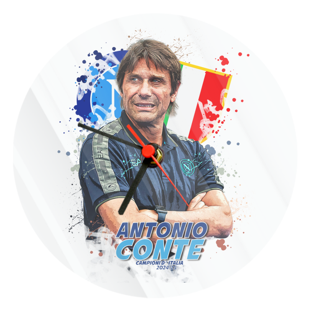 Orologio Vetro Tondo - Antonio Conte - Il mio negozio