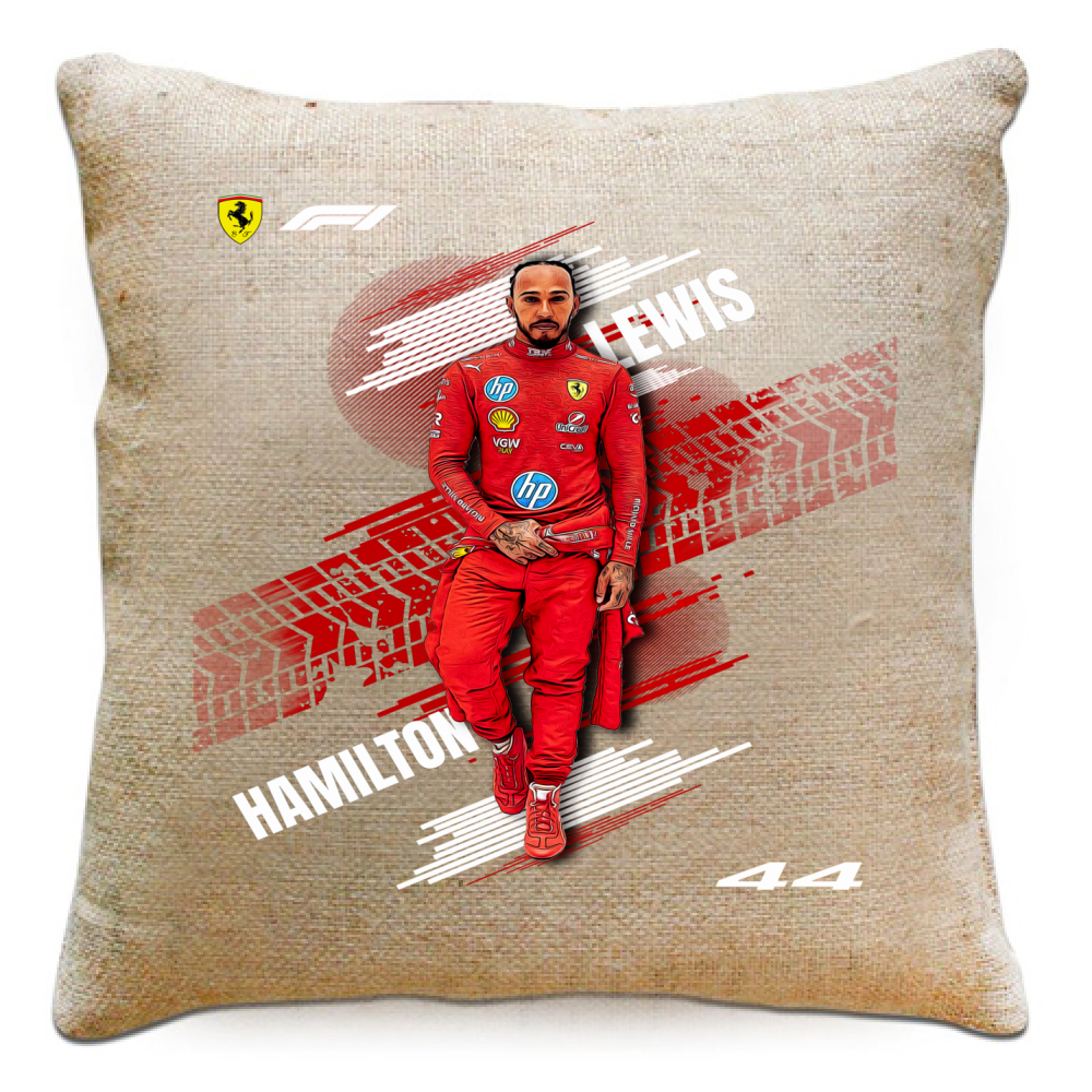 Cuscino Juta Cuscino - Lewis Hamilton - Il mio negozio