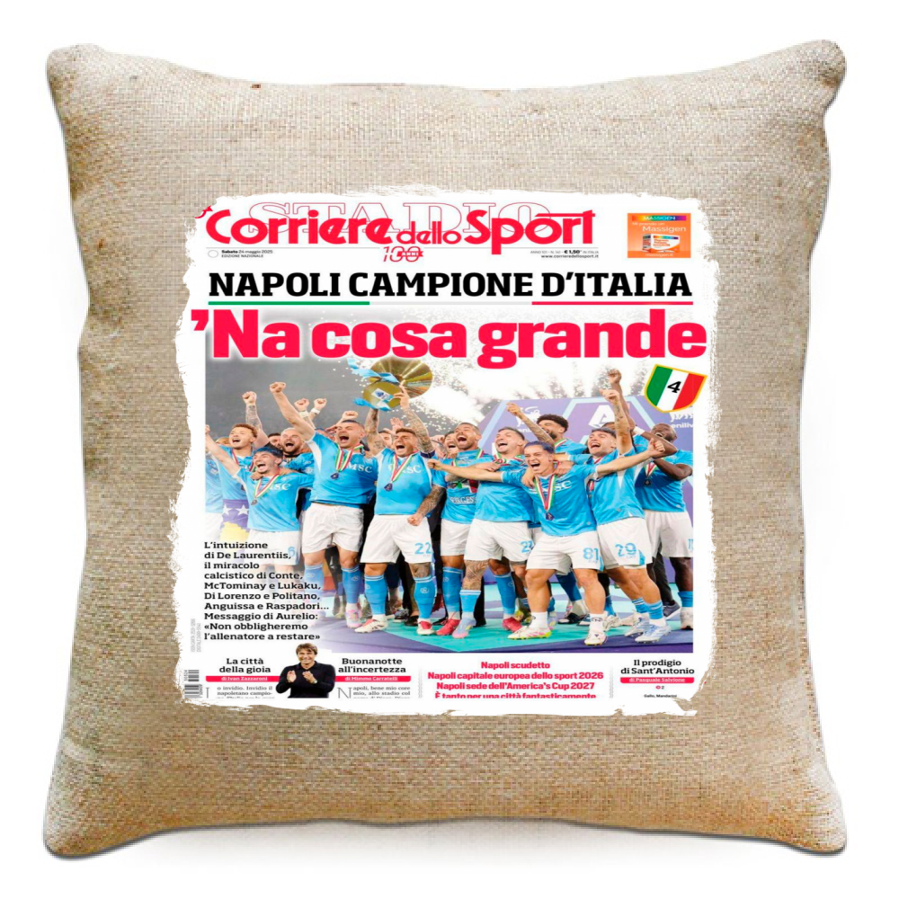 Cuscino Juta Cuscino - Squadra del Napoli - Il mio negozio